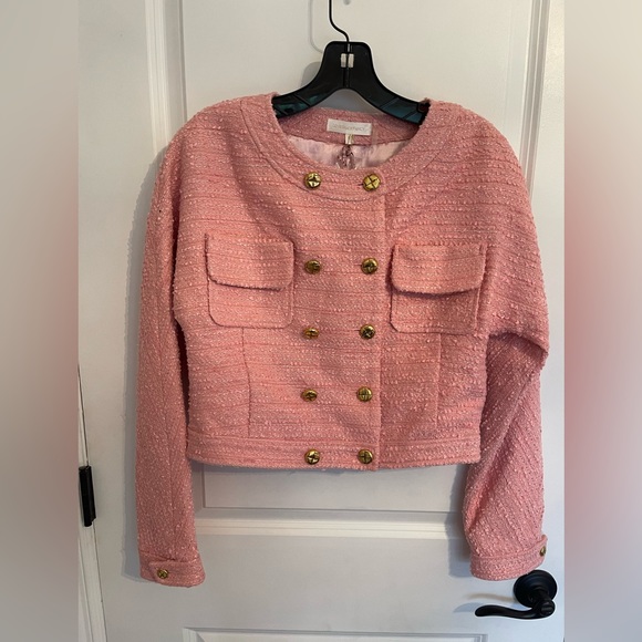 LoveShackFancy Jackets & Blazers - NWT LoveShackFancy Keiran Jacket, Peony, Small